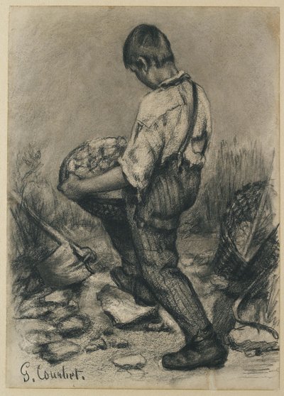 Junger Steinebrecher, ca. 1864 - 1865 von Gustave Courbet